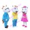 White Horse Family Of Laughter Mascot Costume