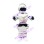 Qualified Silver Armored Robot Mascot Costume