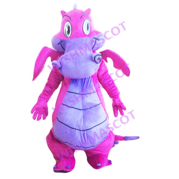 Flying Fire Dragon Mascot Costume