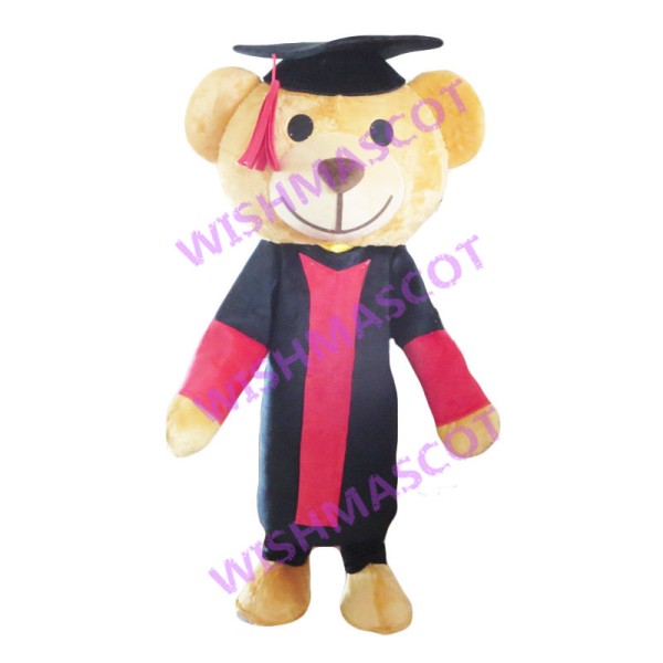 College Graduate Bear Mascot Costume