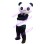 Observant Blush Panda Mascot Costume