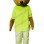 Cool Bear Wearing Fluorescent Green Top Mascot Costume
