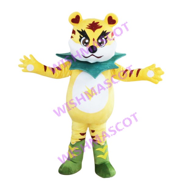 Angry Loving Tiger Mascot Costume