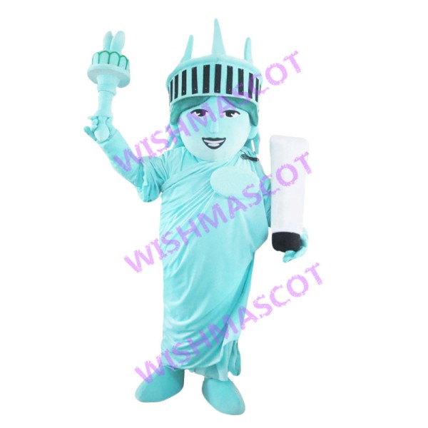 Statue Of Liberty Holding Torch Mascot Costume