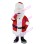 Santa Claus With Plush Gloves Mascot Costume
