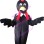 Cooing Black Chicken Mascot Costume