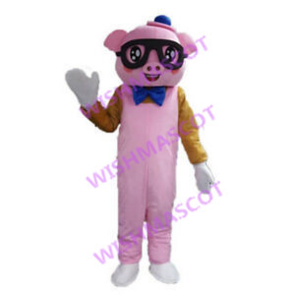 Polite Shopping Guide Pig Mascot Costume