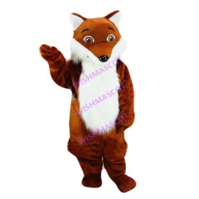 Little Fox Mascot Costume With Good Attitude