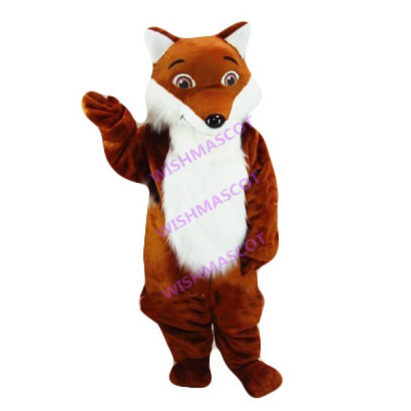 Little Fox Mascot Costume With Good Attitude