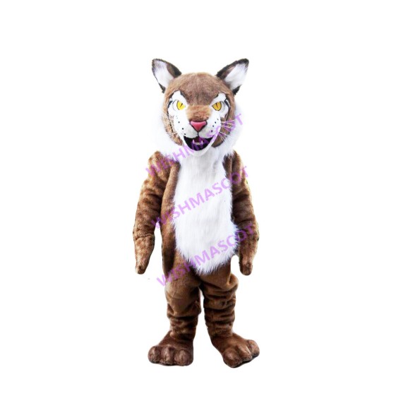 Dominating Tiger Mascot Costume In Forest
