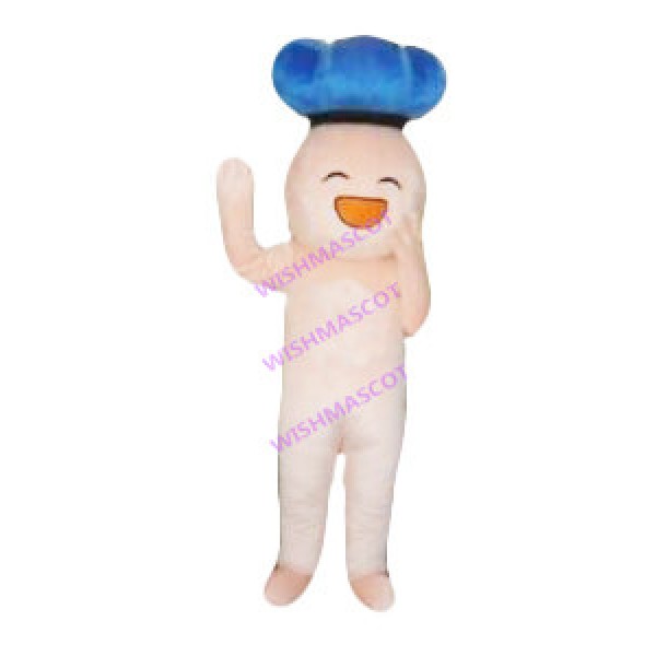 Solicited Bread Man Mascot Costume