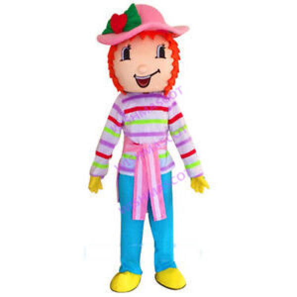 Strawberry Shortcake Girl Mascot Costume
