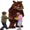 Fearsome Giant Fang Monster Mascot Costume