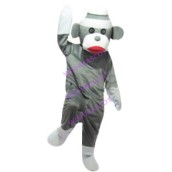 Bouncing Red-lipped Monkey Mascot Costume