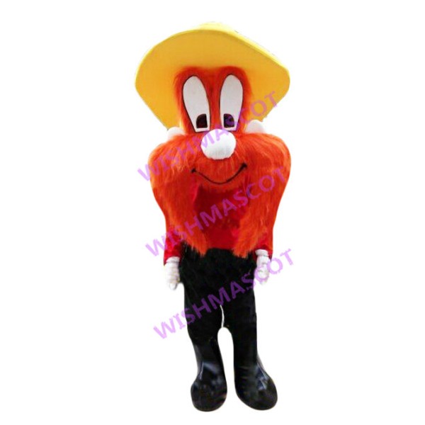 Bearded Monster With Hairy Face Mascot Costume