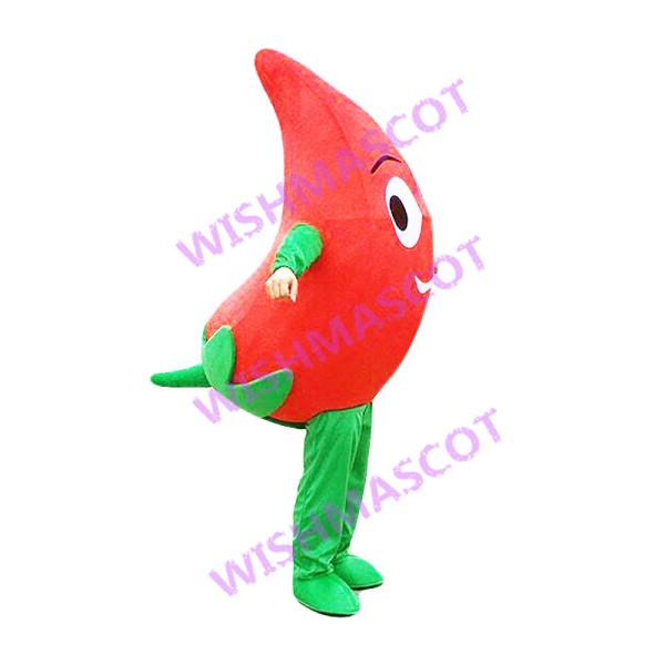 Spicy Lantern Red Pepper Mascot Costume