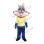 Caring Big Face Squirrel Mascot Costume