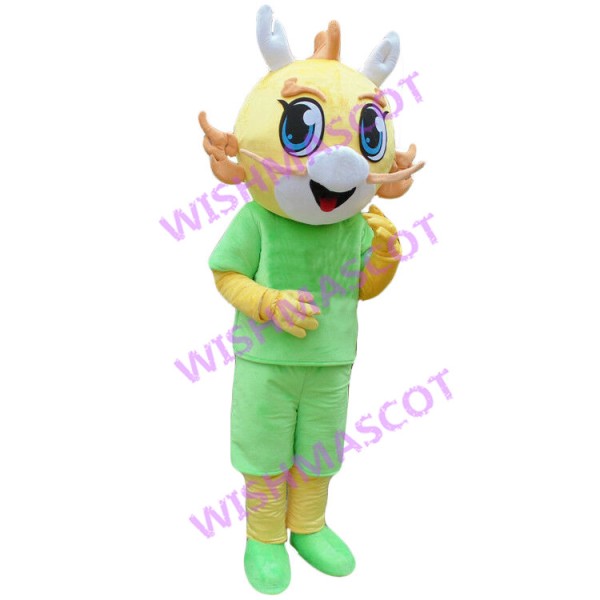 Lifelike Zodiac Dragon Mascot Costume