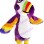 Fluffy Purple Toucan Mascot Costume