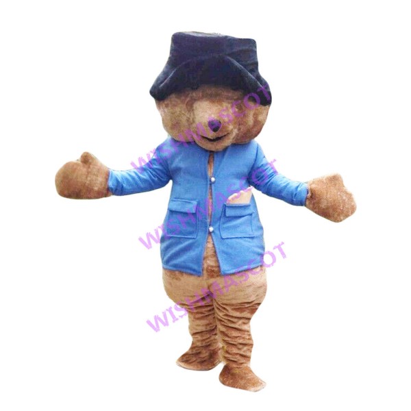 Impoverished Worker Bear Mascot Costume