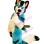 Enchanting Blue Wolf Mascot Costume