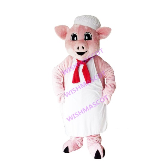 Baker Pig Mascot Costume