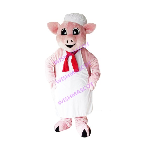 Baker Pig Mascot Costume