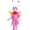 Pretty Pink Butterfly Mascot Costume