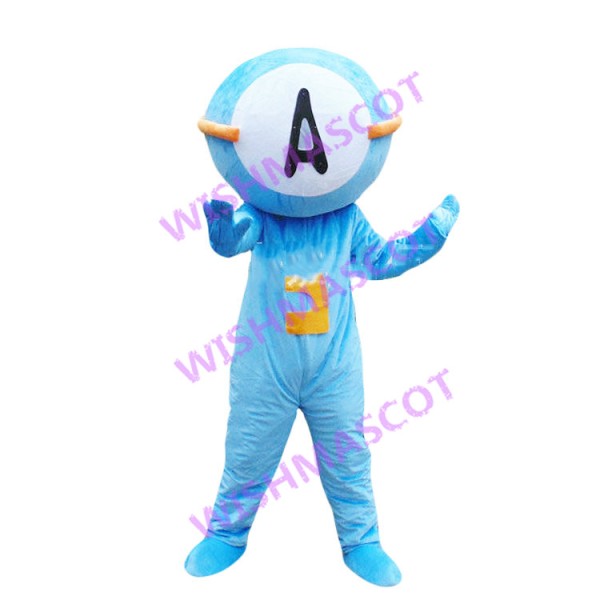 Teaching Blue Doll Mascot Costume