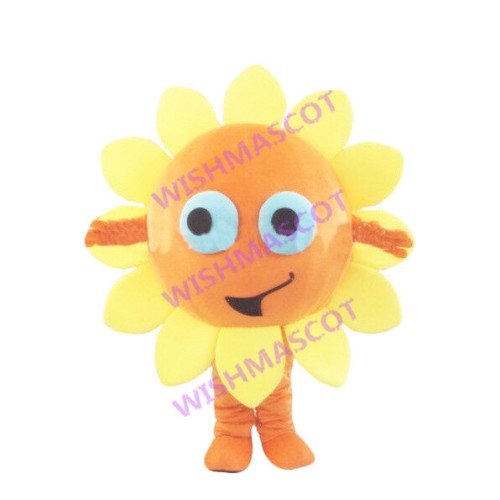 Cartoon Sunflower Mascot Costume