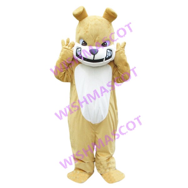 Intimidating Bulldog Mascot Costume