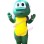 Green & Yellow Dragon Mascot Costume