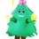 Pine Tree With College Hat Mascot Costume