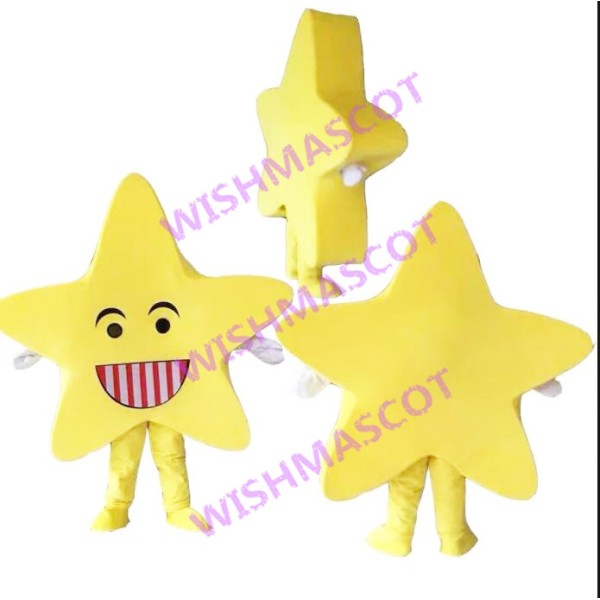 Decorative Plastic Star Mascot Costume