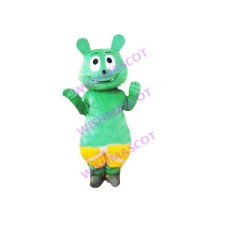 Green Beaver Mascot Costume