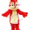 Plush Red Squirrel Mascot Costume