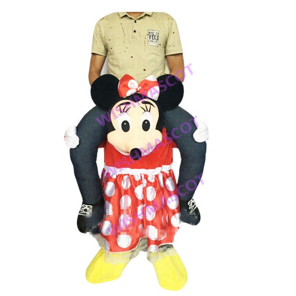Minnie Prosthetic Leg Mascot Costume
