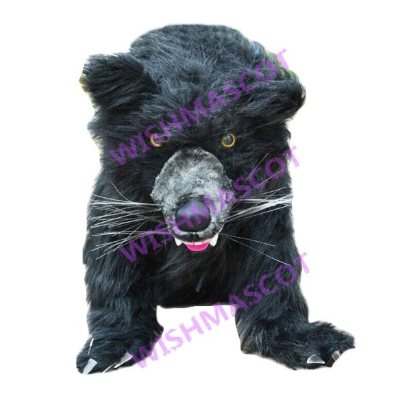 Lifelike Wild Black Bear Mascot Costume
