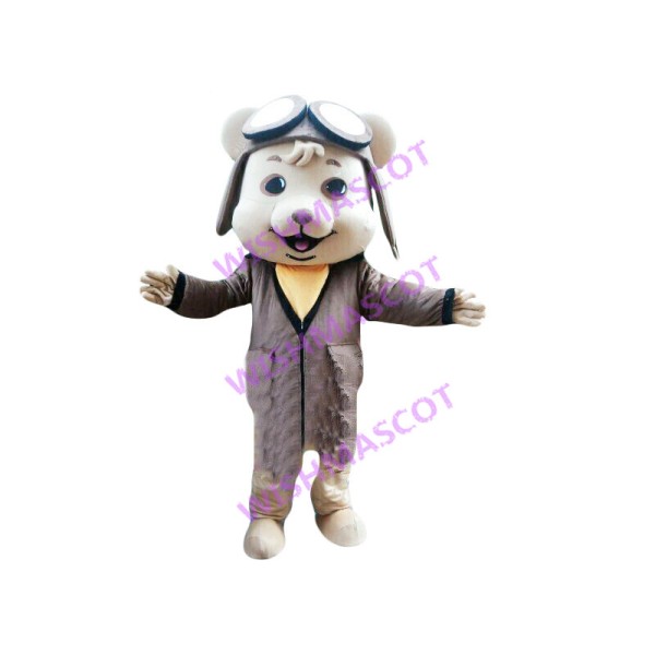 Explorer White Bear Mascot Costume