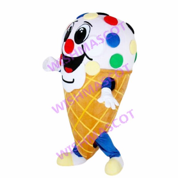 Cone With Chocolate Beans Mascot Costume