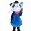 Reserved Gentlewoman Panda Mascot Costume