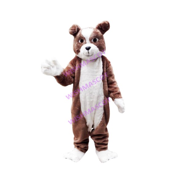 Soft Plush Brown Dog Mascot Costume