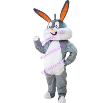 Gray Bugs Bunny Mascot Costume