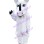 Strong Horse With Black Horn Mascot Costume