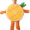 Sliced Orange Mascot Costume