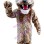 Leopard With Crooked Mouth Mascot Costume