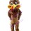 Powerful Tall Brown Bird Mascot Costume