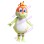 Amiable Green Baby Dragon Mascot Costume