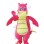 Flying Red Horned Dragon Mascot Costume