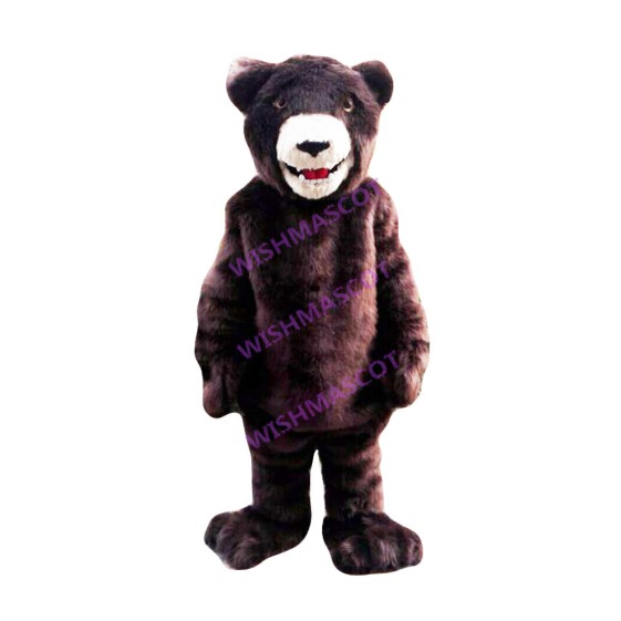 Smooth Fur Bear Mascot Costume